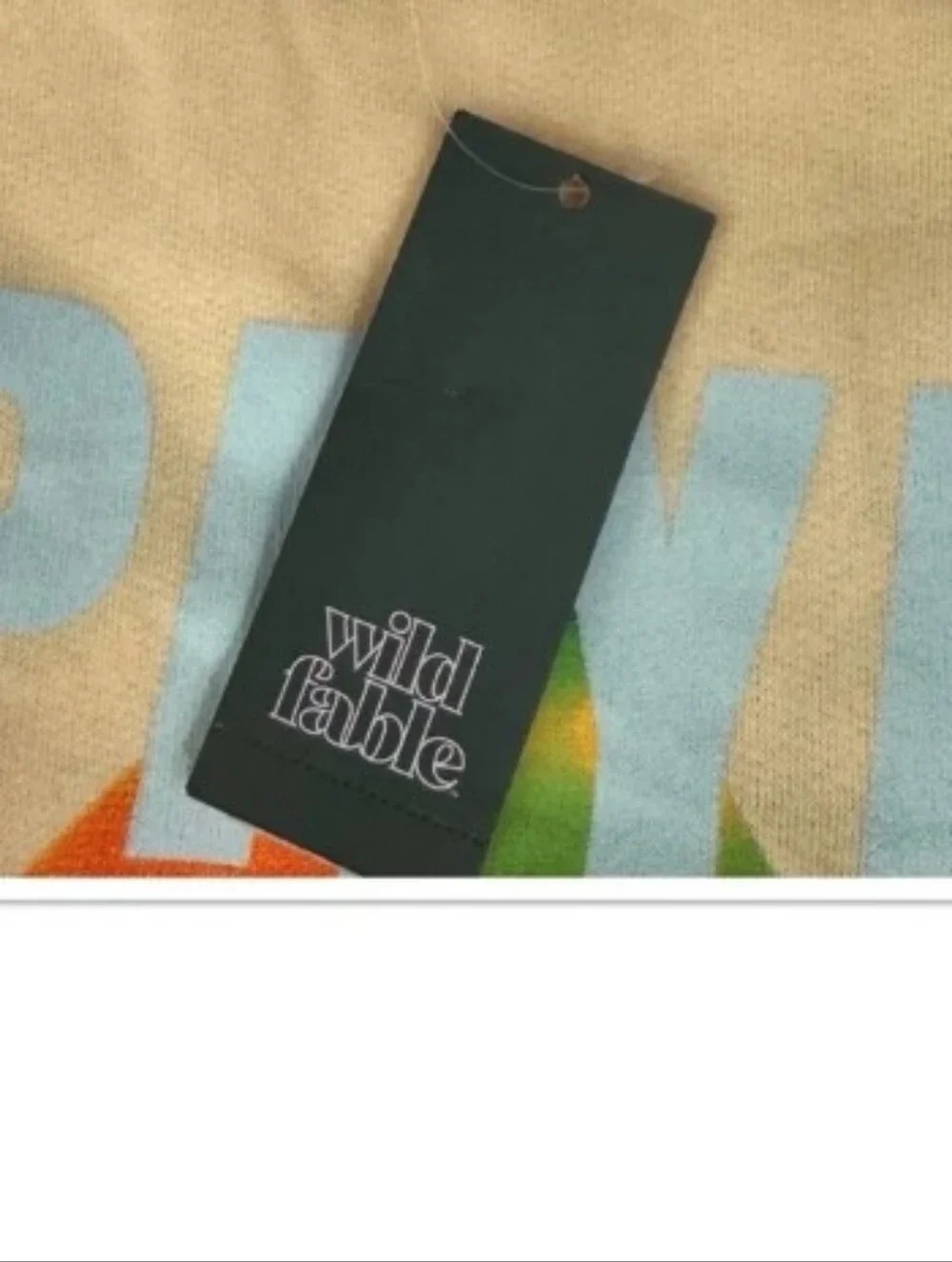 Wild Fable Womens Y2k Papaya Graphic Oversized Sweatshirt Yellow Size XL - Picture 4 of 17